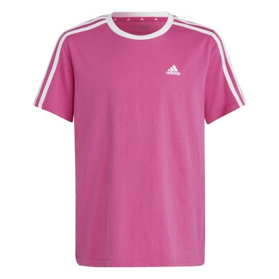 детска,тениска,детски,тениски,детски,облекла,adidas,essentials,3,stripe,t,shirt,junior,girls,ink,white