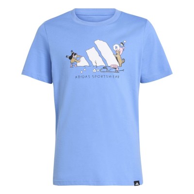 детска,тениска,детски,тениски,детски,облекла,adidas,girls,essentials,linear,t,shirt,blue