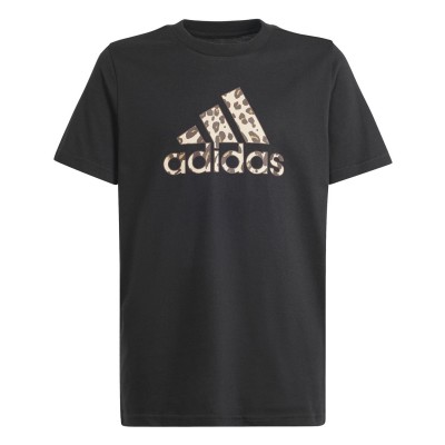 детска,тениска,детски,тениски,детски,облекла,adidas,girls,essentials,linear,t,shirt,black,animal
