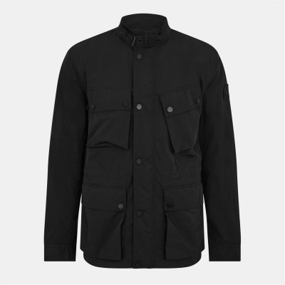яке,облекла,на,разпродажба,мъжки,якета,belstaff,men's,service,fieldmaster,long,sleeve,field,jacket,black,nylon