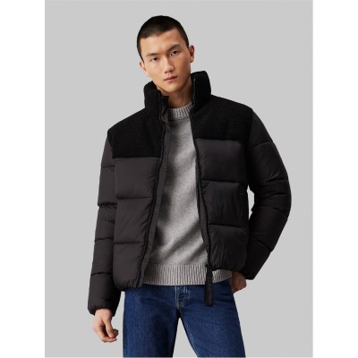 яке,мъжки,якета,calvin,klein,jeans,calvin,klein,jeans,sherpa,puffer,jacket,ck,black
