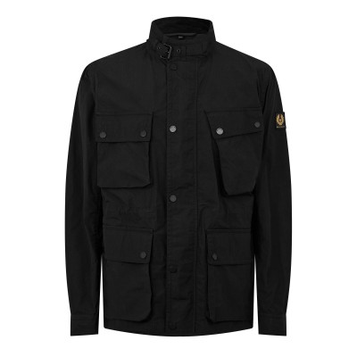 яке,мъжки,якета,belstaff,men,s,service,fieldmaster,long,sleeve,hip,length,field,jacket,black
