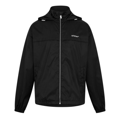 мъжки,якета,off,white,men's,bookish,embroidered,logo,long,sleeve,windbreaker,black