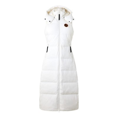 елек,дамски,якета,и,палта,arctic,army,women's,heavyweight,long,gilet,white