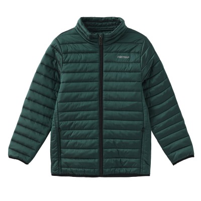 яке,детски,якета,и,палта,firetrap,kids,quilted,long,sleeve,slim,fit,puffer,jacket,green