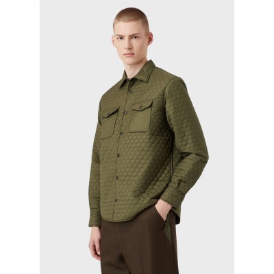 облекла,на,разпродажба,мъжки,якета,emporio,armani,emporio,overshirt,sn99,green