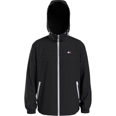 мъжки,якета,tommy,jeans,chicago,windbreaker,black,bds