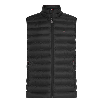 елек,облекла,на,разпродажба,мъжки,якета,tommy,hilfiger,men's,core,packable,recycled,gilet,black,bds
