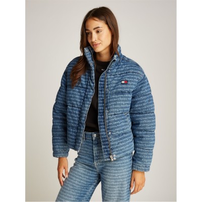 яке,дамски,якета,и,палта,tommy,jeans,denim,puffer,jacket,ai6054,denim,dark