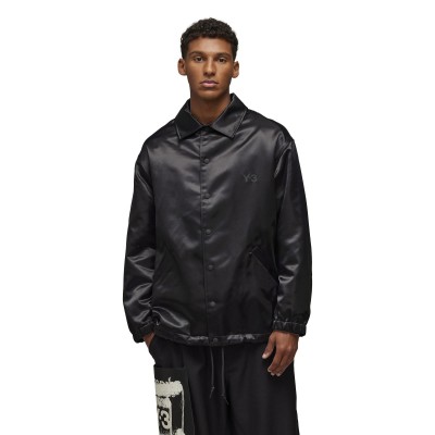 яке,y3,men,s,graphic,long,sleeve,coach,jacket,black
