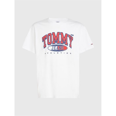 тениска,мъжки,тениски,tommy,jeans,essential,t,shirt,white,ybr