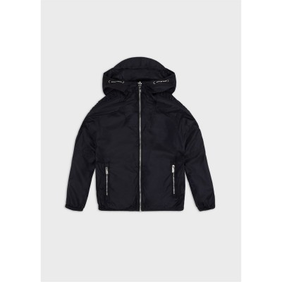 юношеско,яке,детски,облекла,emporio,armani,hooded,jacket,juniors,navy,blue