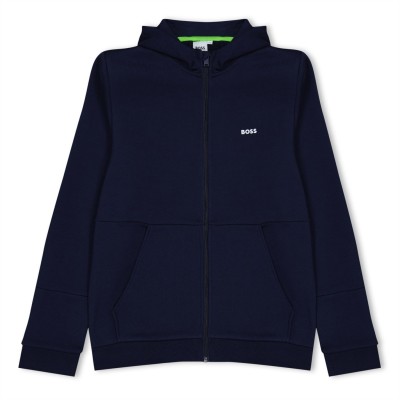 суичър,детски,облекла,boss,logo,zip,hoodie,navy,849