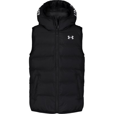елек,мъжки,якета,детски,якета,и,палта,under,armour,kids,pronto,hooded,water,resistant,padded,gilet,black,rock