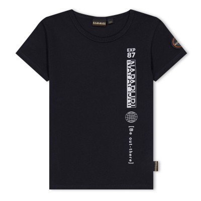 детска,тениска,детски,3/4,панталони,napapijri,unisex,kids',hudson,regular,fit,t,shirt,black,041