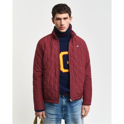 яке,мъжки,якета,gant,men's,water,repellent,quilted,jacket,wine,red