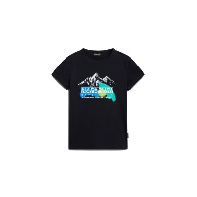 детска,тениска,napapijri,unisex,kids,liard,t,shirt,black,041