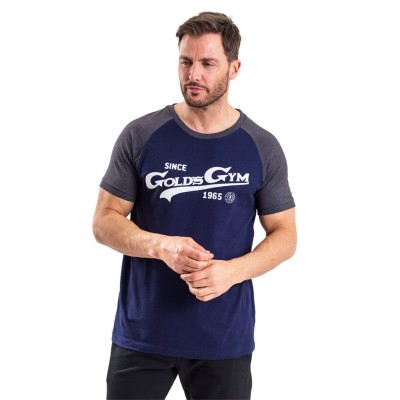 тениска,с,къс,ръкав,мъжко,фитнес,облекло,golds,gym,crew,nk,tee,sn00,navy