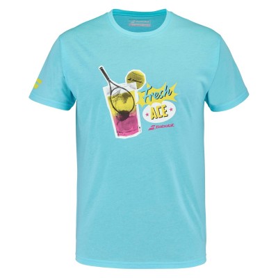 тениска,облекла,на,разпродажба,мъжко,фитнес,облекло,babolat,exc,mssg,tee,sn99,angel,blue,hthr
