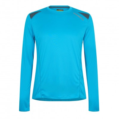 мъжка,тениска,лека,атлетика,мъжко,фитнес,облекло,всички,фитнес,облекла,diadora,long,sleeve,t,shirt,team,mens,blue,fluo