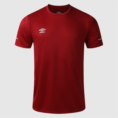тениска,мъжки,тениски,облекла,с,футболна,тема,футболни,горнища,umbro,training,t,shirt,adults,red