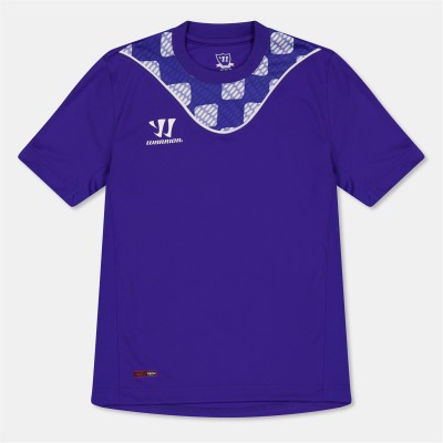 warrior,kids',carrow,short,sleeve,performance,gym,top,blue