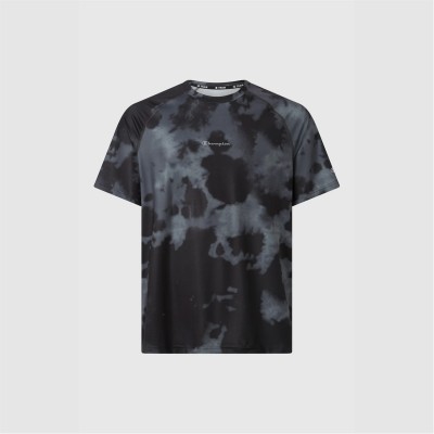 фланелка,с,къс,ръкав,горнища,за,физическо,champion,men's,short,sleeve,performance,gym,top,black