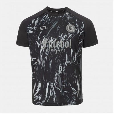 фланелка,горнища,за,физическо,мъжки,тениски,облекла,с,футболна,тема,футболни,горнища,sondico,team,jersey,black