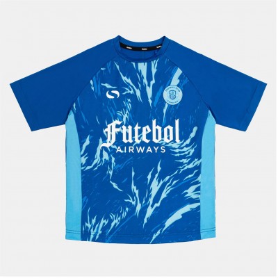 юношеска,фланелка,детски,3/4,панталони,детски,тениски,облекла,с,футболна,тема,футболни,горнища,sondico,team,jersey,junior,blue