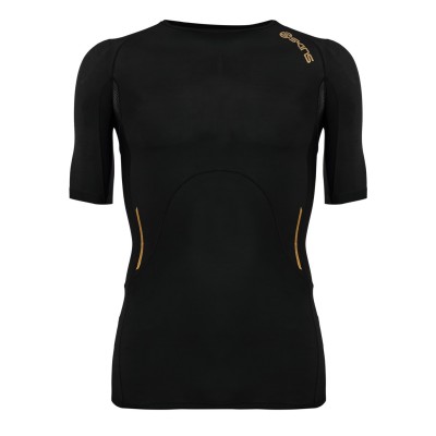 облекла,на,разпродажба,горнища,за,физическо,мъжко,фитнес,облекло,skins,a400,sht,sleeve,mens,black