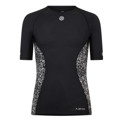 облекла,на,разпродажба,горнища,за,физическо,мъжко,фитнес,облекло,skins,a200,compression,mens,black