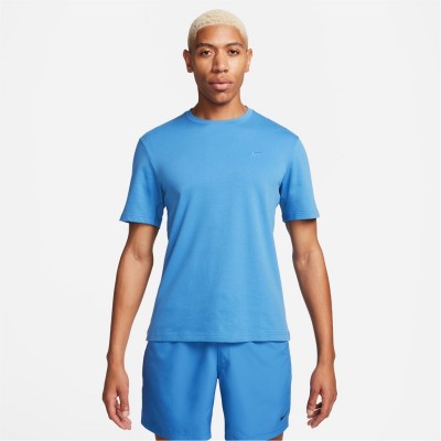 облекла,на,разпродажба,лека,атлетика,мъжко,фитнес,облекло,nike,dri,fit,primary,men's,short,sleeve,training,top,star,blue