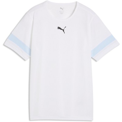 тениска,детски,тениски,футболни,горнища,puma,kids,short,sleeve,performance,t,shirt,white,blue