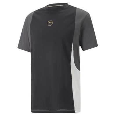 puma,top,tee,black,grey