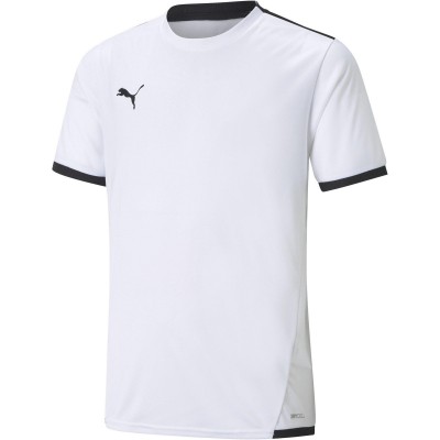 фланелка,детски,тениски,футбол,футболни,горнища,puma,teamliga,jersey,jr,white,black