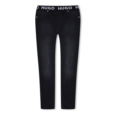 клин,детски,облекла,hugo,denim,leggings,black,z11