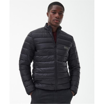 яке,облекла,на,разпродажба,мъжки,якета,barbour,international,men's,tourer,reed,quilted,short,puffer,jacket,black,bk11