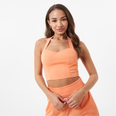 дамско,лятно,бельо,дамски,топове,jack,wills,halter,neck,top,orange