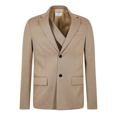 сако,мъжки,якета,off,white,ow,embroidered,blazer,beige