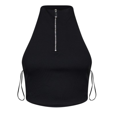дамски,топове,off,white,ribbed,open,back,top,black