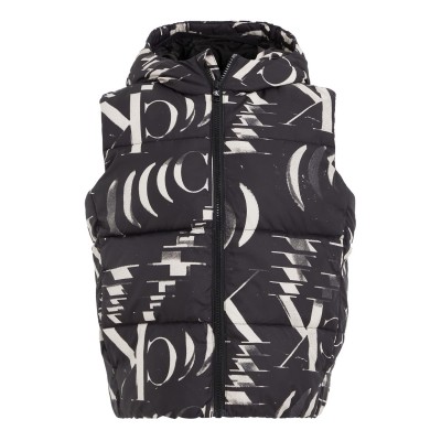 юношески,елек,детски,облекла,calvin,klein,jeans,monogram,puffer,gilet,junior,black,0gk