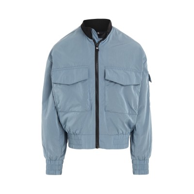 детски,облекла,calvin,klein,jeans,structured,nylon,zipped,bomber,goblin,blue