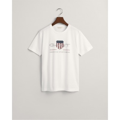 тениска,детски,облекла,gant,teens,archive,shield,t,shirt,white,110