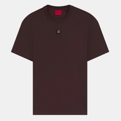 тениска,облекла,на,разпродажба,мъжки,тениски,hugo,men's,regular,fit,dalile,t,shirt,open,brown,249