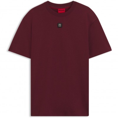 тениска,мъжки,тениски,hugo,men,s,regular,fit,dalile,t,shirt,burgundy,654