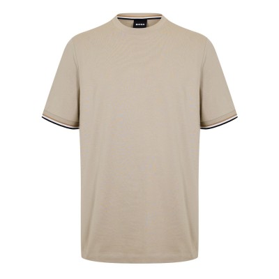 тениска,облекла,на,разпродажба,мъжки,тениски,boss,men's,hbb,thompson,04,premium,cotton,t,shirt,beige,286