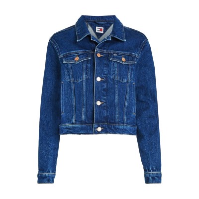 яке,дамски,якета,и,палта,tommy,jeans,tj,izzie,slim,fit,denim,jacket,denim,dark
