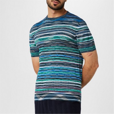тениска,мъжки,тениски,missoni,striped,crew,t,shirt,blue