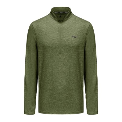 мъжко,фитнес,облекло,всички,фитнес,облекла,everlast,flex,quarter,zip,mens,khaki,marl