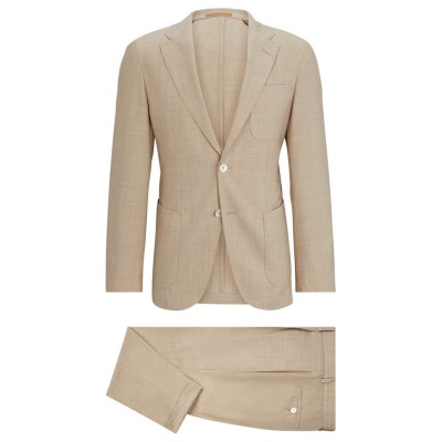 мъжки,костюми,boss,men's,hbc,lheston,2,pcs,242,camel,suit,light,beige,271